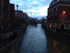 High water in Reading, Berkshire