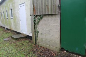 Poorly maintained external wall